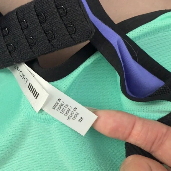 VSX Vibrant Yellow and Blue Sports Bras with Racerback Design (Bundle of two) - Picture 4 of 9